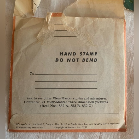 Vintage Sawyer's VIEW-MASTER GIFT PACK Box, 4 Reel Packs- 12 Reels Total - Picture 6 of 8